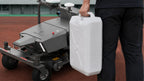 Refilling the paint tank on the FJD LM03 line marker kit