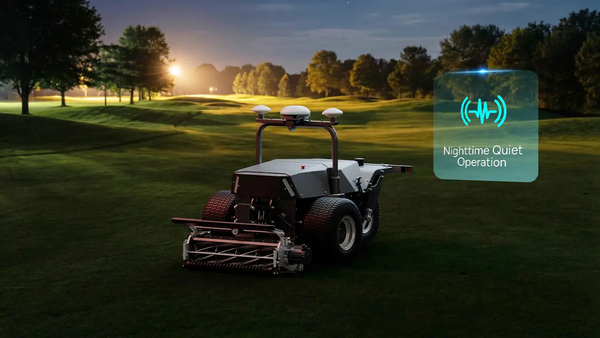 FJD RCM01 mowing at night