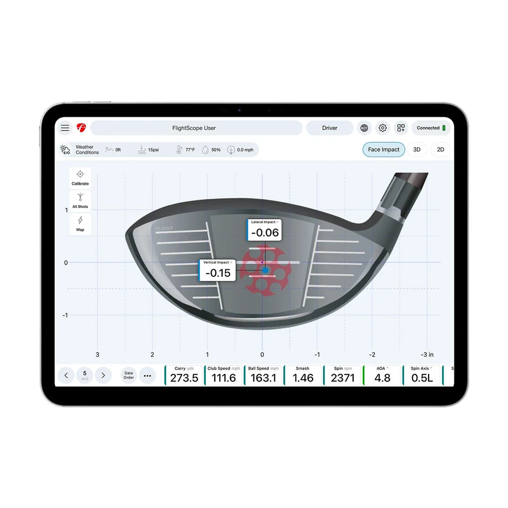 FlightScope Face Impact Location Software for Mevo Gen2 and Mevo+