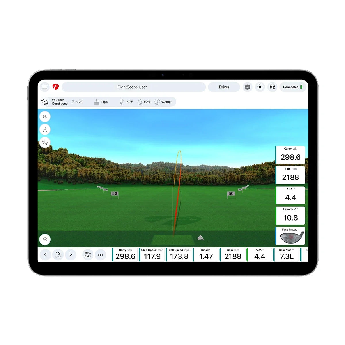 FlightScope Face Impact Location Software for Mevo Gen2 and Mevo+