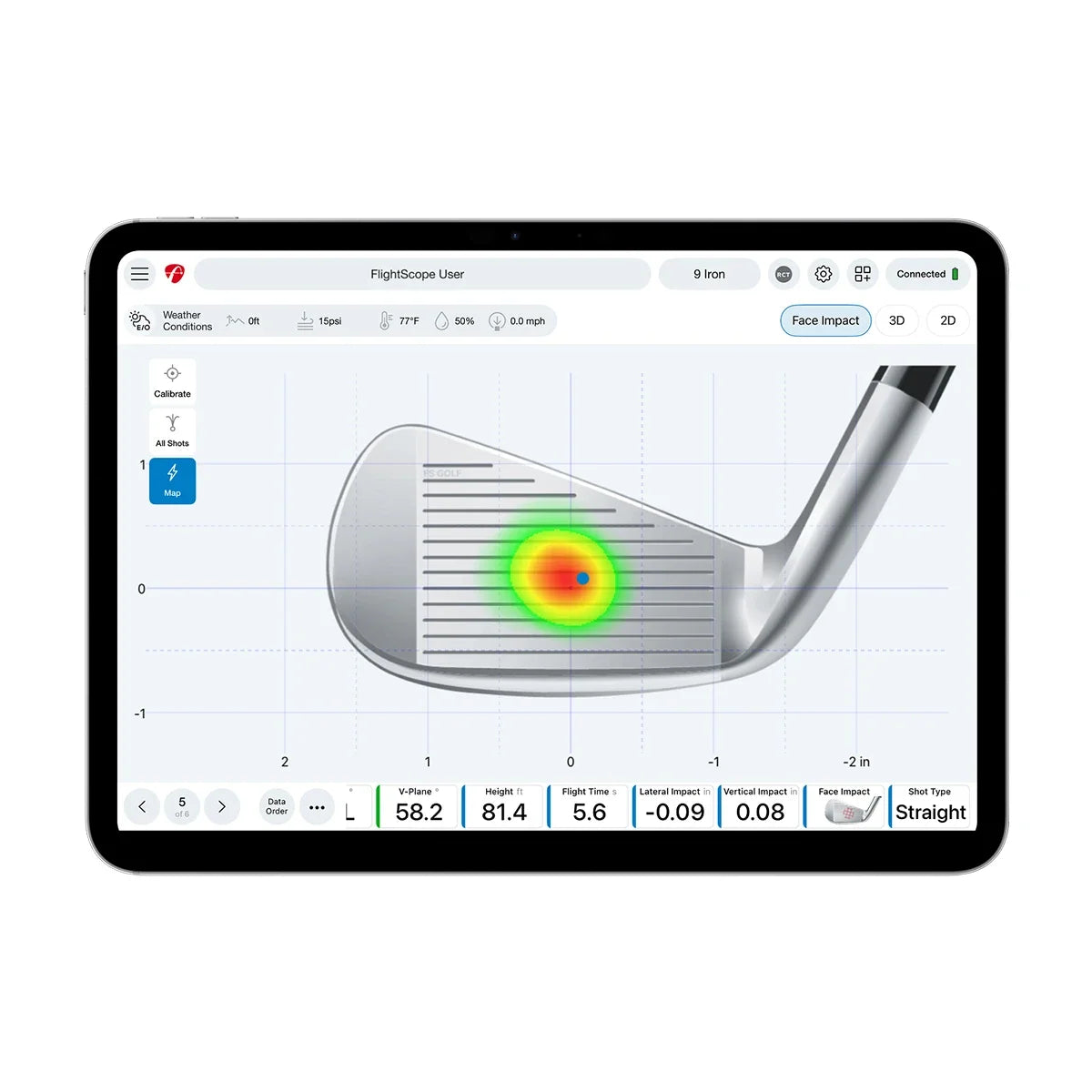 FlightScope Face Impact Location Software for Mevo Gen2 and Mevo+
