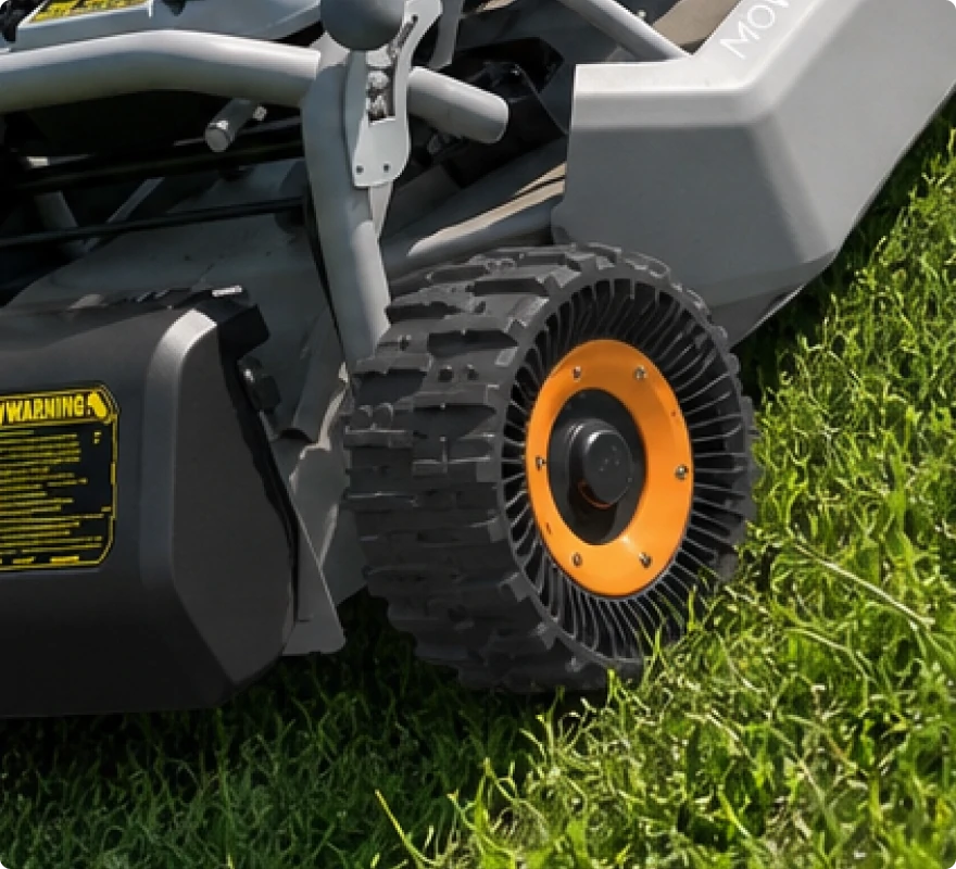 Mowrator S1 4WD Remote Control Mower - 119% Slope, Grip Tread Tires