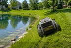 Mowrator S1 4WD RC Mower - 85% Slopes, Leaf Vacuum, Wide Wheels