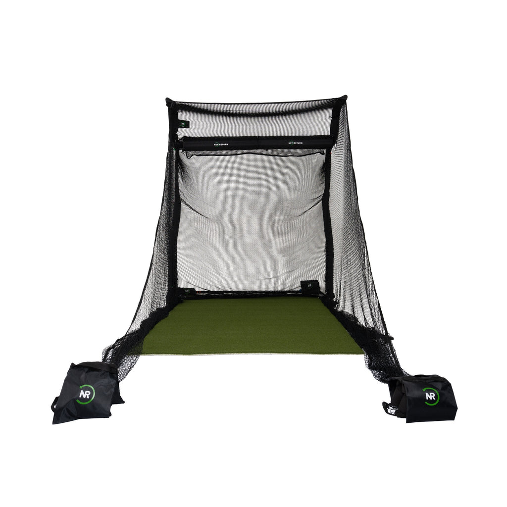 The Net Return Home No Fly Zone Package — 7′×7′ Fully Enclosed Golf Net Setup