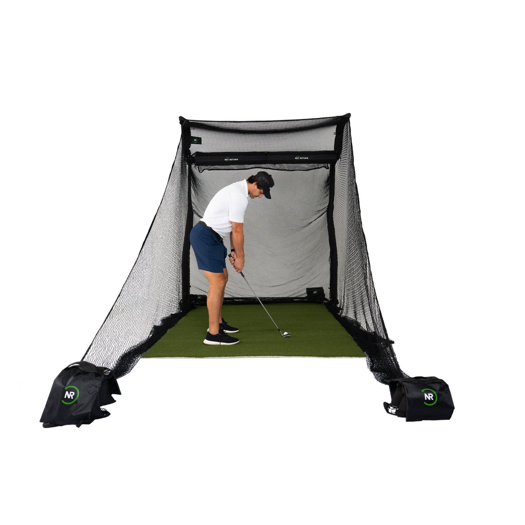 The Net Return Home No Fly Zone Package — 7′×7′ Fully Enclosed Golf Net Setup