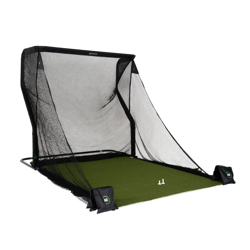 The Net Return Home Package — 7′×7′ Complete Golf Net & Turf Setup