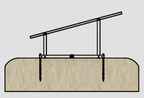 IntegraRack IR-30 Solar Panel Ground Mount