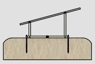 IntegraRack IR-30 Solar Panel Ground Mount