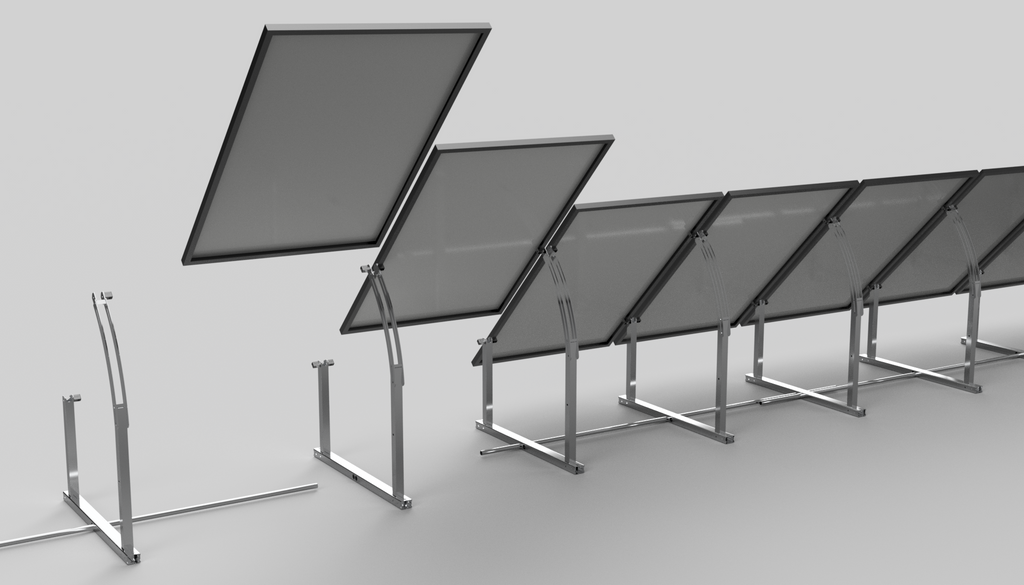IntegraRack IR-45ASA Solar Panel Ground Mount