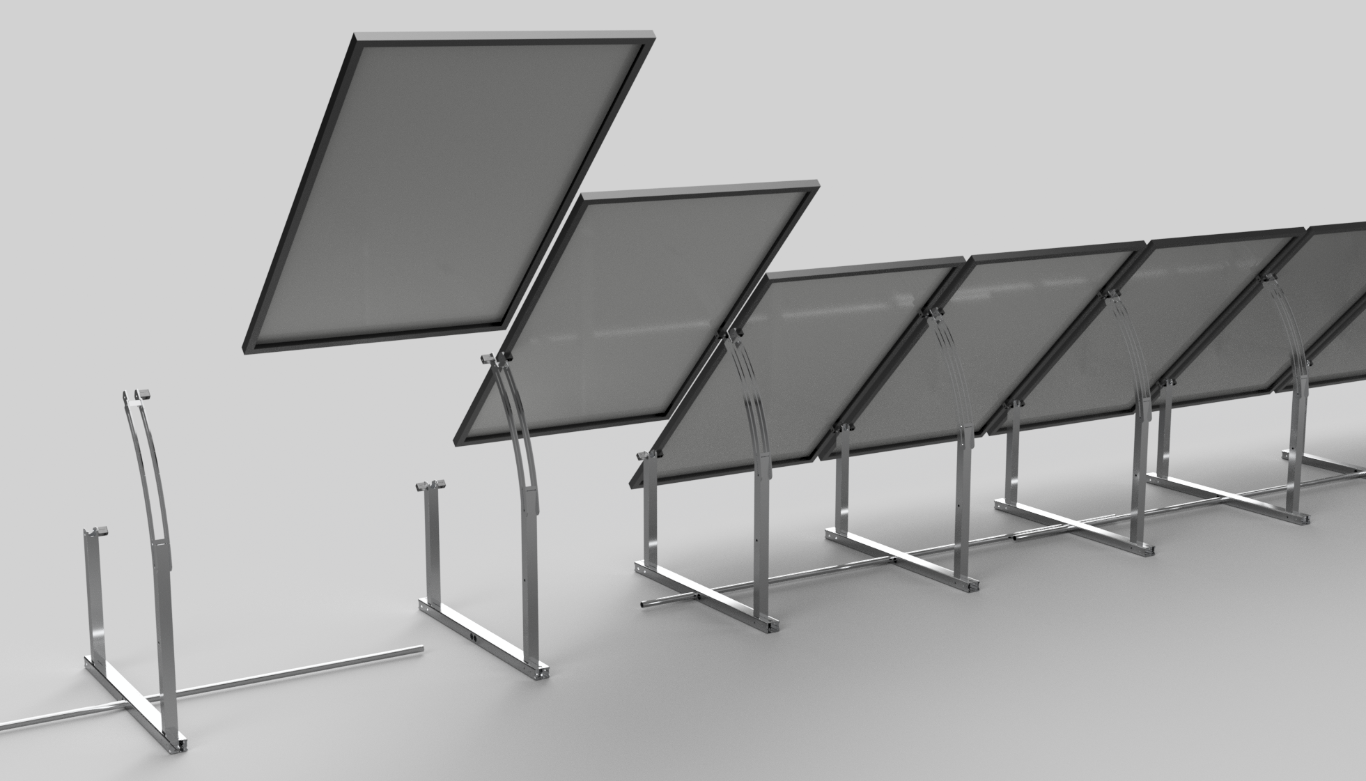 IntegraRack IR-45ASA Solar Panel Ground Mount