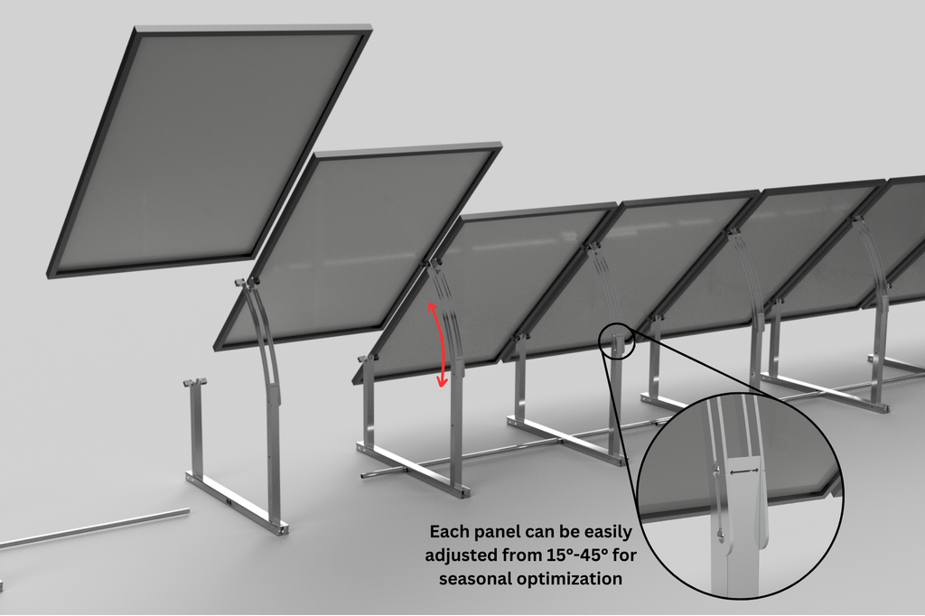 IntegraRack IR-45ASA Solar Panel Ground Mount