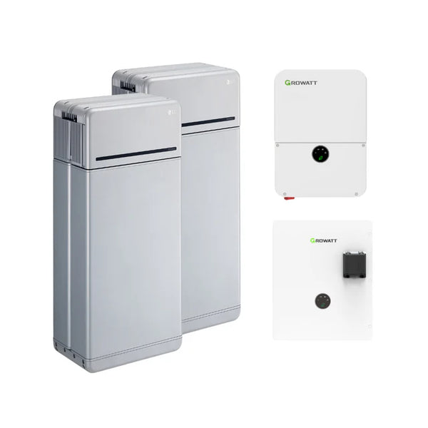 LG 16H Prime 16kWh Battery + Growatt 7.6kW/11.4kW Inverter Bundle