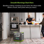 Nature's Generator Lithium 6000 and Transfer Switch