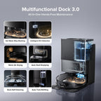 Roborock Qrevo Slim Robot Vacuum with Multifunctional Self-Cleaning Dock 3.0 (Upgraded from Qrevo Master)
