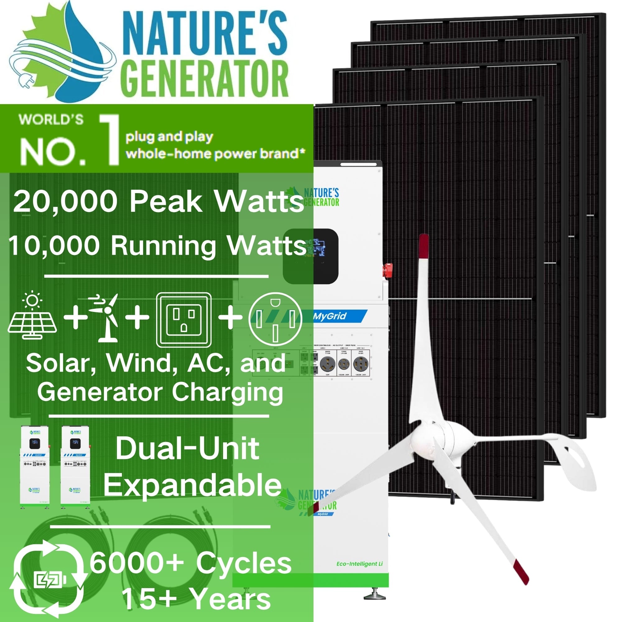 10K Solar and Wind Generator
