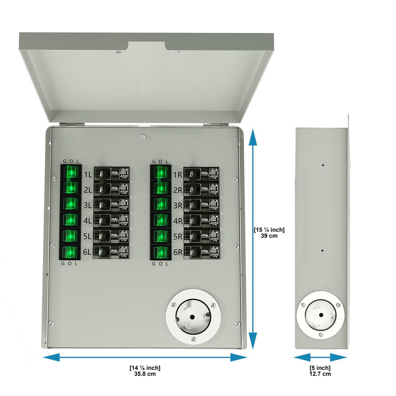 Powerhouse V2 Solar Generator and Transfer Switch