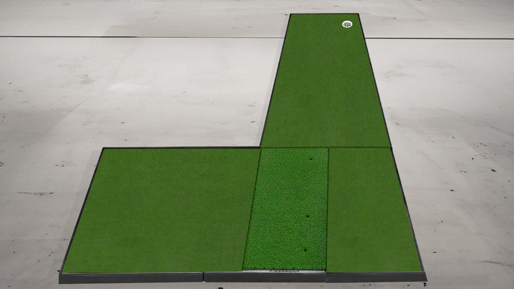 The Net Return Pro 9 No Fly Zone Package — 9′×8′ Fully Enclosed Golf Net Setup
