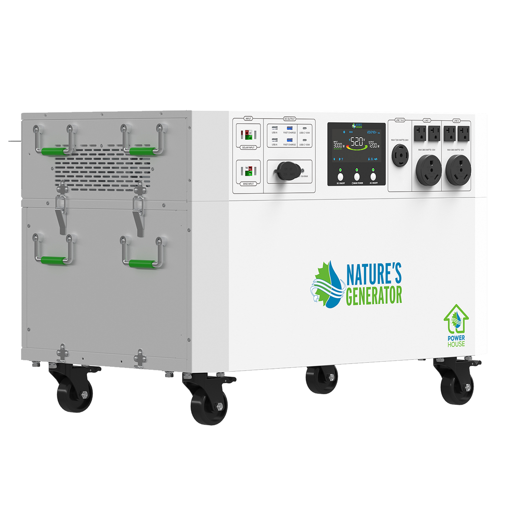 Powerhouse V2 Solar Generator and Transfer Switch