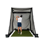 The Net Return Pro 8 No Fly Zone Package — 8′×8′ Fully Enclosed Golf Net Setup