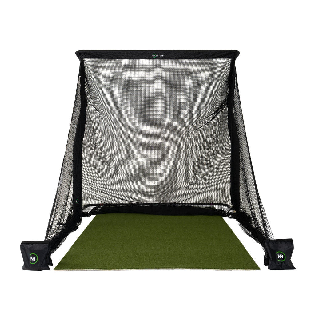 The Net Return Pro 8 Package — 8′×8′ Complete Golf Net & Turf Setup