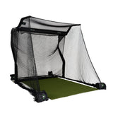 The Net Return Pro 8 No Fly Zone Package — 8′×8′ Fully Enclosed Golf Net Setup