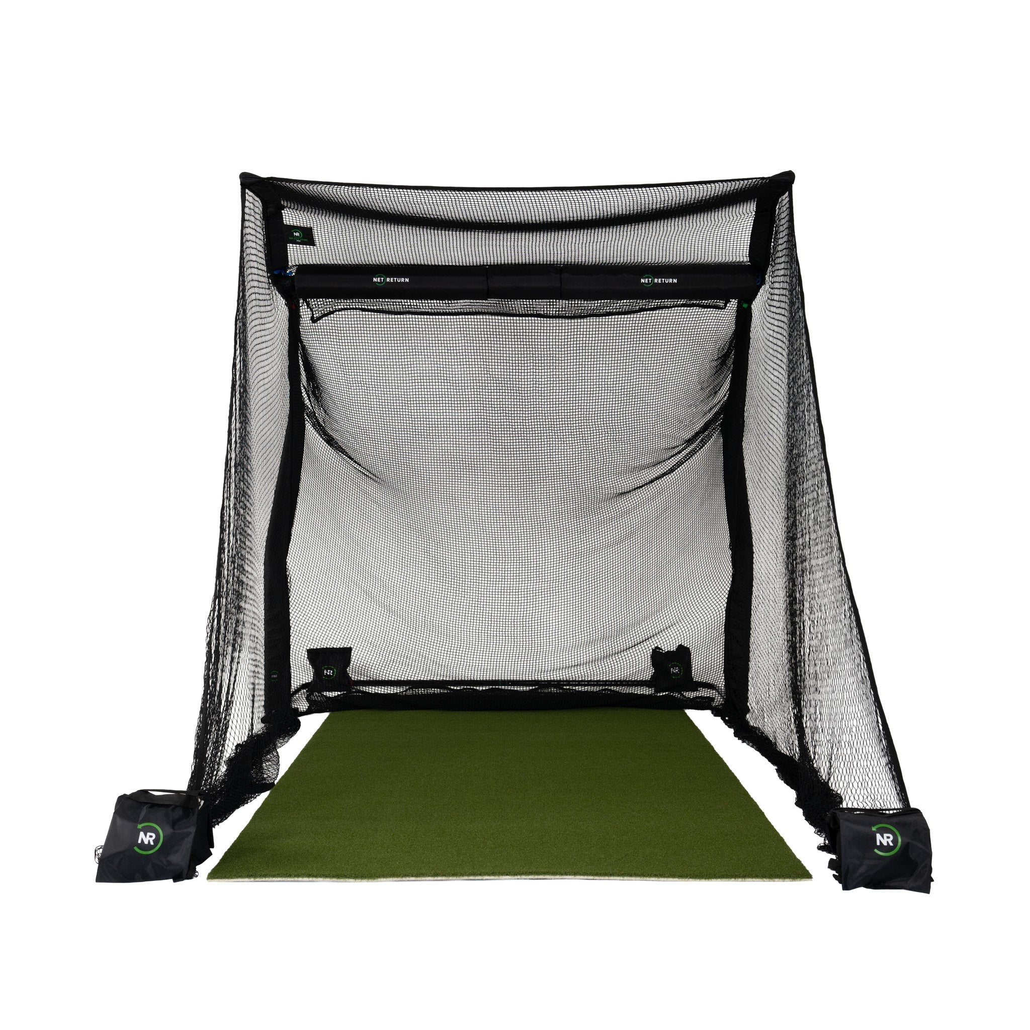The Net Return Pro No Fly Zone Package — 8′×7′6″ Fully Enclosed Golf Net Setup