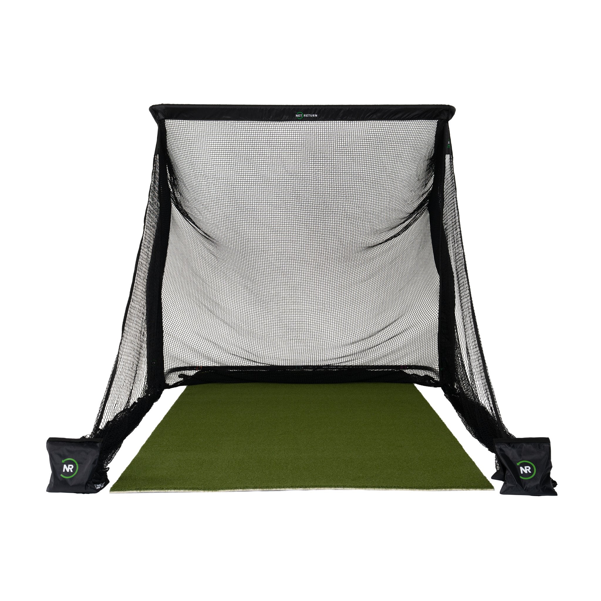 The Net Return Pro 9 Package — 9′×8′ Complete Golf Net & Turf Setup