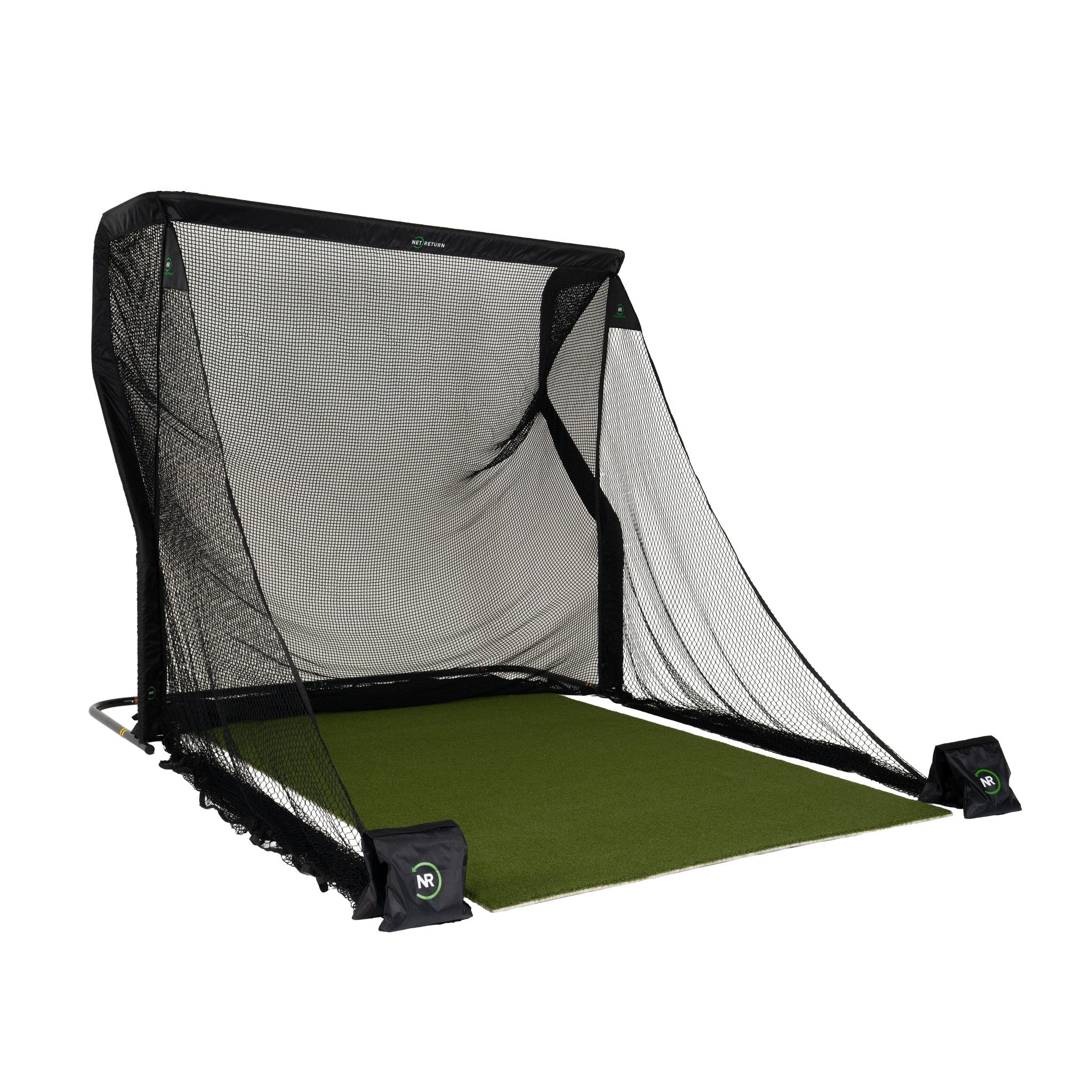 The Net Return Pro Package — 8′×7′6″ Complete Golf Net & Turf Setup