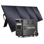 SolarPlay Q3600 power station with a 400W foldable solar panel