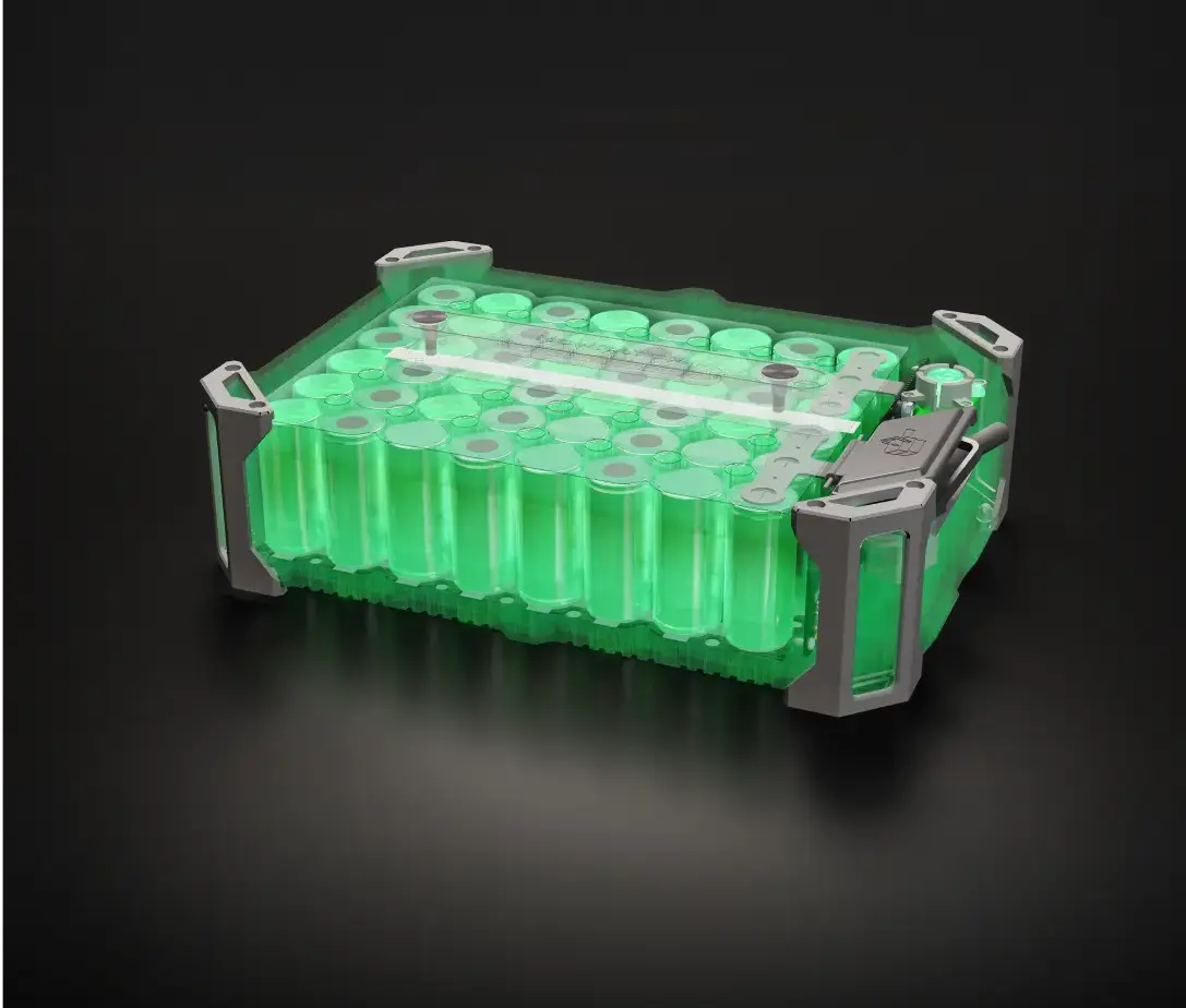 Smart battery management system protecting the Mowrator S1 LiFePO4 pack
