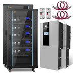 Hybrid Solar Kit 11.4KW 48V Split Phase 51.2 KWH Lithium Battery 36 X 450 Watt Solar Panel (Optional) SGH-11N5E