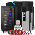 Hybrid Solar Kit 11.4KW 48V Split Phase 20.48KWH/51.2KWH Lithium Battery 450 Watt Solar Panel (Optional) SGH-11N2E/ SGH-11N5E