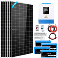 Solar Kit 5000W 48V 120V output 10.24KWH Lithium Battery 2700 Watt Solar Panel SGK-5PRO