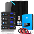 OFF GRID SOLAR KIT 12 X 415 WATTS SOLAR PANELS 20.48KWH LITHIUM BATTERY 8000W SOLAR INVERTER 48VDC 120V/240V SGM-8K20