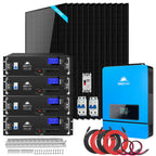 OFF GRID SOLAR KIT 12 X 415 WATTS SOLAR PANELS 20.48KWH LITHIUM BATTERY 8000W SOLAR INVERTER 48VDC 120V/240V SGM-8K20