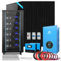 Off-Grid Solar Kit 15000W 48VDC 120V/240V LifePo4 30.72KWH Lithium Battery 20 X 415 Watts Solar Panels SGR-15K20E
