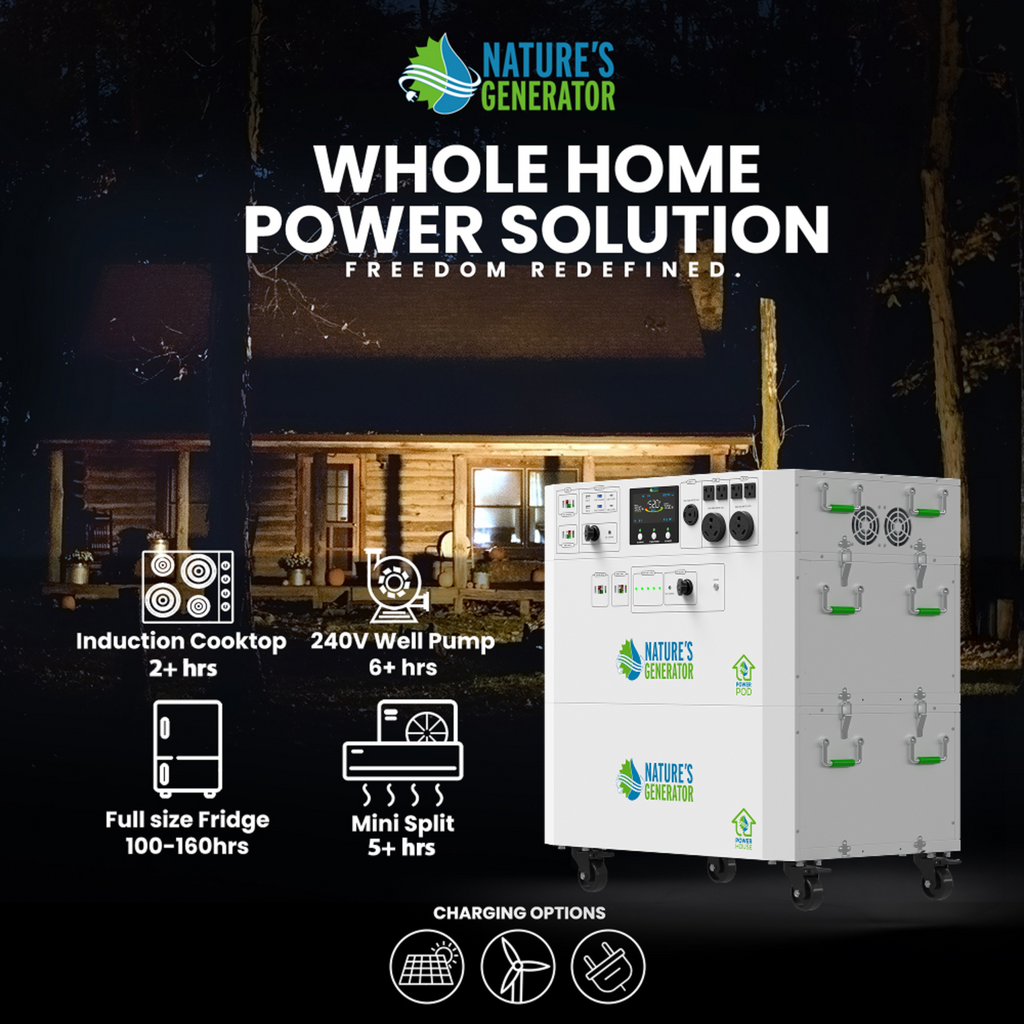 Powerhouse V2 Solar Generator and Transfer Switch