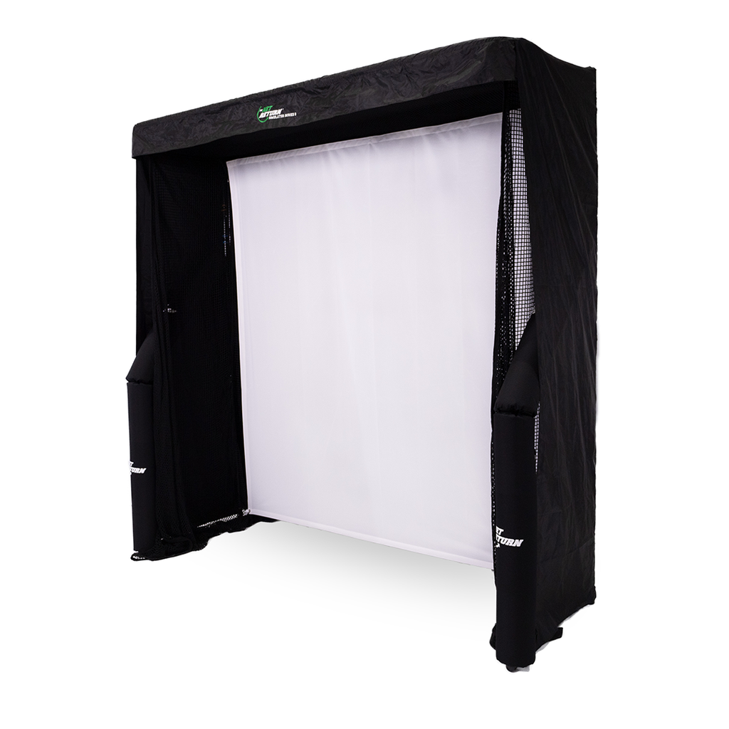 The Net Return Simulator Series 12′ Bay — Golf Simulator Enclosure