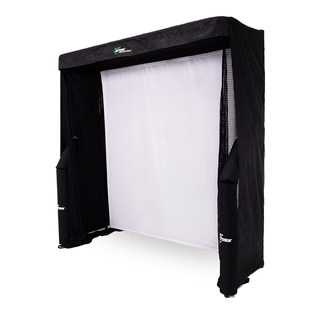 The Net Return Simulator Series 12′ Bay — Golf Simulator Enclosure