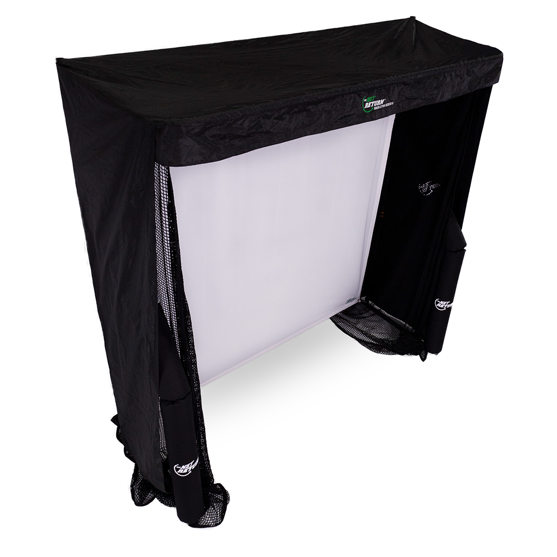 The Net Return Simulator Series 10′ Bay — Golf Simulator Enclosure