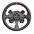 PXN W CS R2 13-inch racing wheel with red top marker and LED display, front view