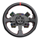 PXN W CS R2 13-inch racing wheel with red top marker and LED display, front view