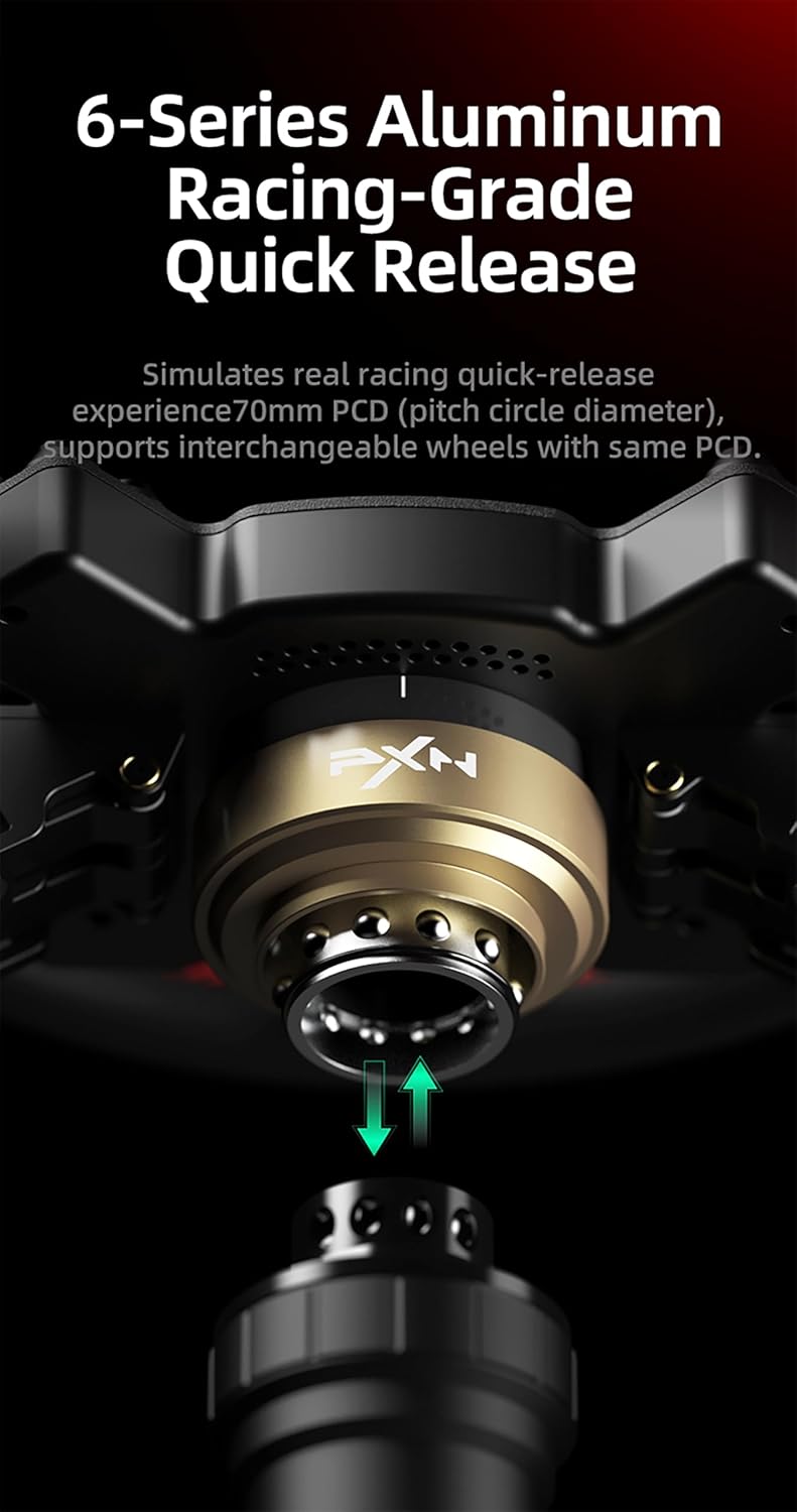 PXN W CS R2 quick release hub with 6-series aluminum construction