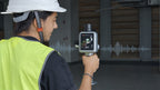 Operator recording a voice note on the FJD Trion X1