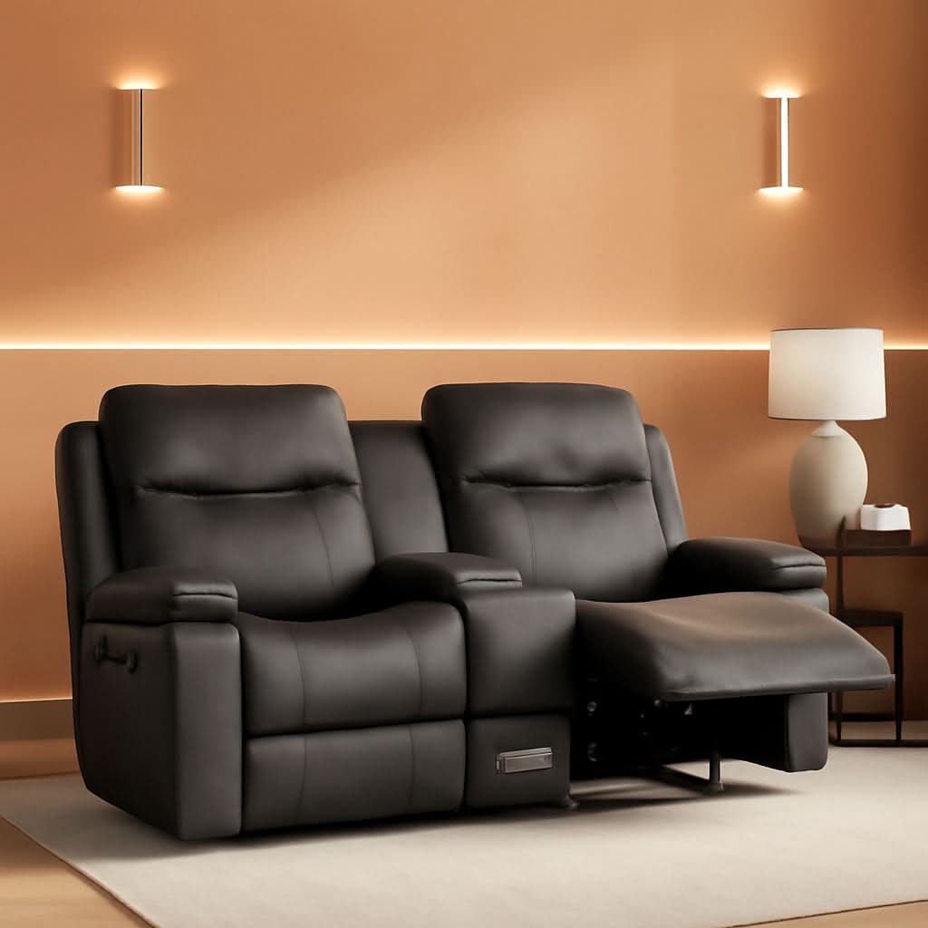 Double Reclining Loveseat For Home Theater