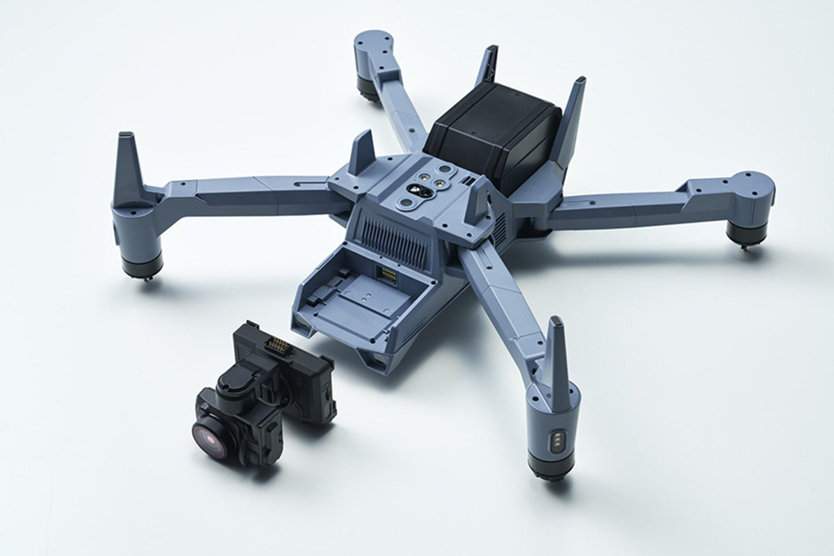ACSL SOTEN airframe with its interchangeable camera payload detached