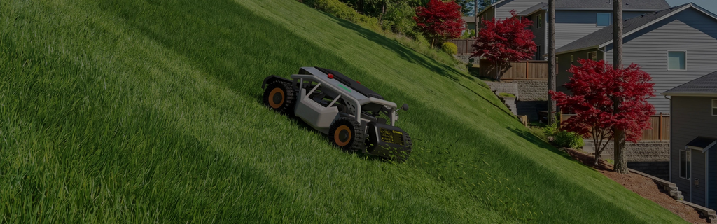 Mowrator S1 4WD RC Mower - 85% Slopes, Leaf Vacuum, Wide Wheels