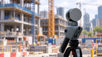FJD Trion T1 on a tripod scanning a construction site