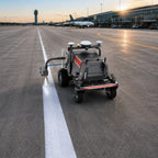 FJD PaintMaster Airfield marking a line on an airport apron near the terminal