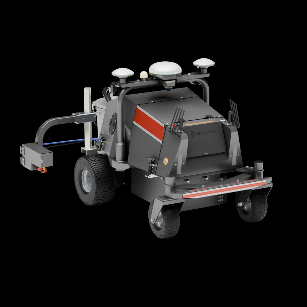 FJD PaintMaster Airfield robotic line marker, studio view